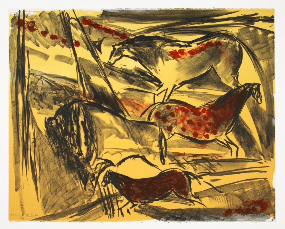 Elaine De Kooning, Untitled, from The Lascaux Series