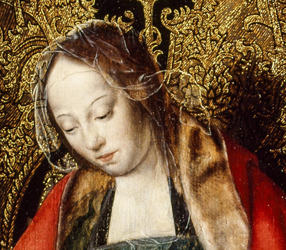 Workshop of Joos van Cleve (Flemish, 1485-1540), The Holy Family (detail), ca. 1520 Workshop of Joos van Cleve (Flemish, 1485-1540), The Holy Family (detail), ca. 1520