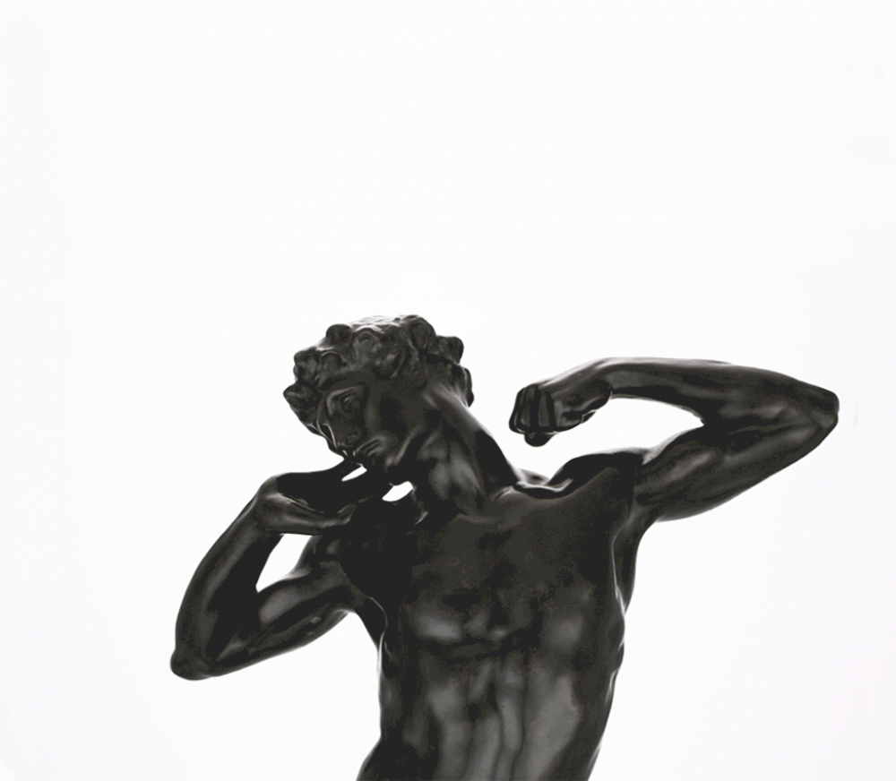 Frederic Leighton, 1st Baron Leighton of Stretton (British, 1830-1896), The Sluggard (detail), 1882 modeled; 1890 cast Frederic Leighton, 1st Baron Leighton of Stretton (British, 1830-1896), The Sluggard (detail), 1882 modeled; 1890 cast