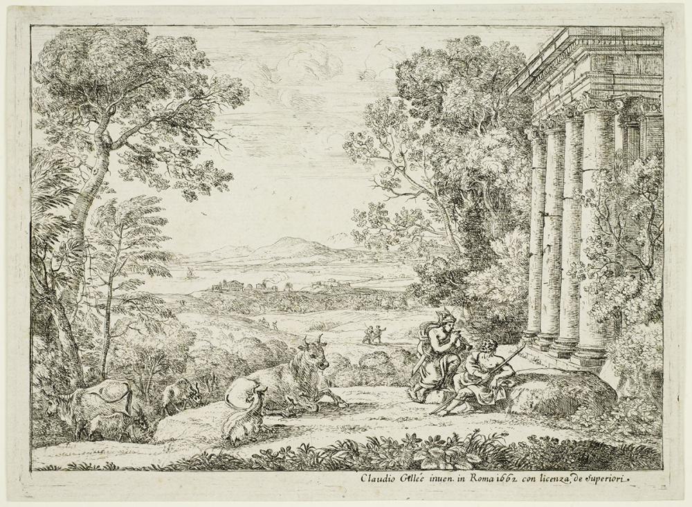 Lorrain, Claude, Mercury and Argus Lorrain, Claude, Mercury and Argus