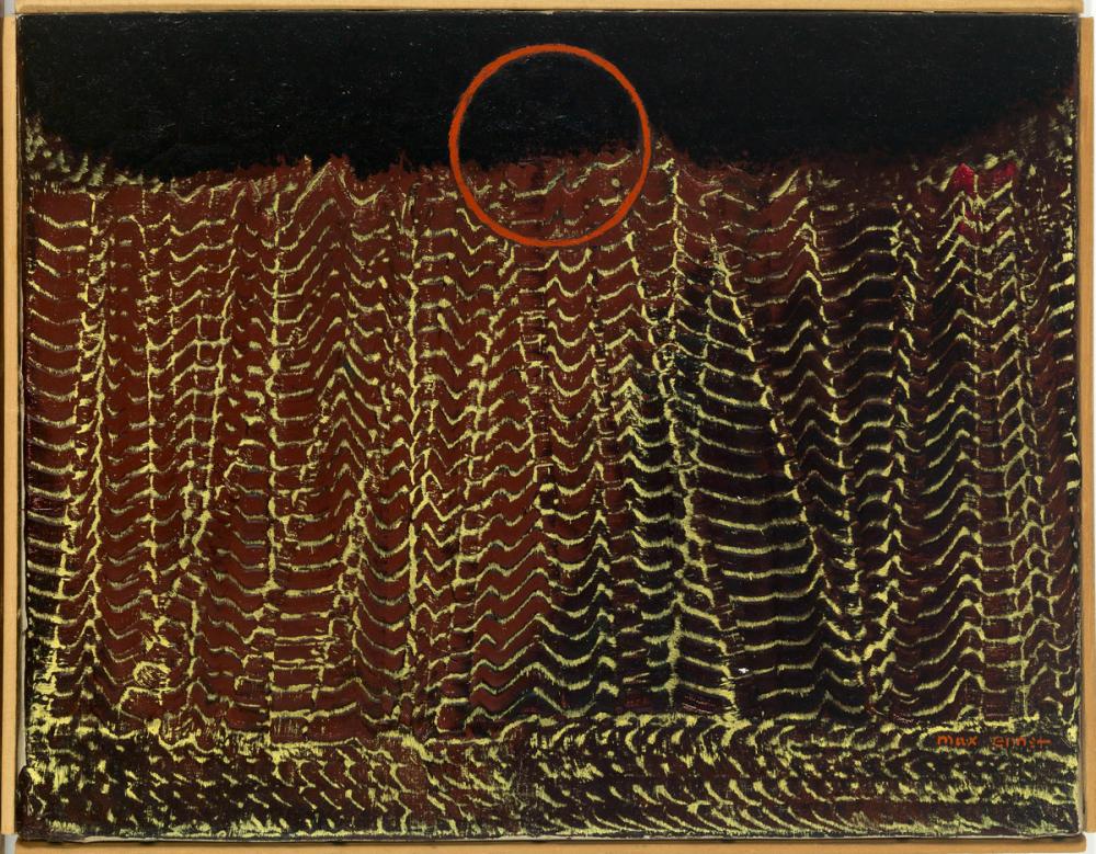 Max Ernst, Red Sun and Forest Max Ernst, Red Sun and Forest