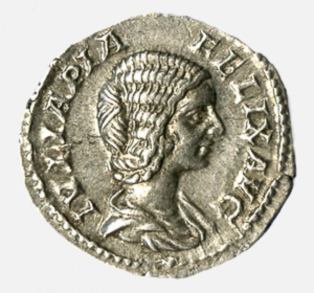 Septimius Severus (minted under), Denarius of Julia Domna