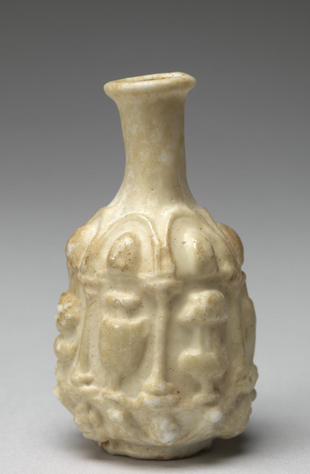Roman, mold-blown bottle