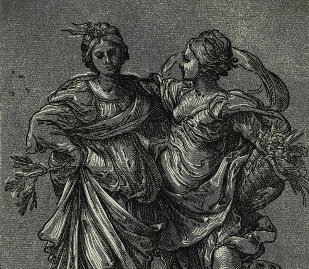 Bartolomeo Coriolano after Guido Reni, Allegory of Peace and Abundance, 1627 Bartolomeo Coriolano after Guido Reni, Allegory of Peace and Abundance, 1627