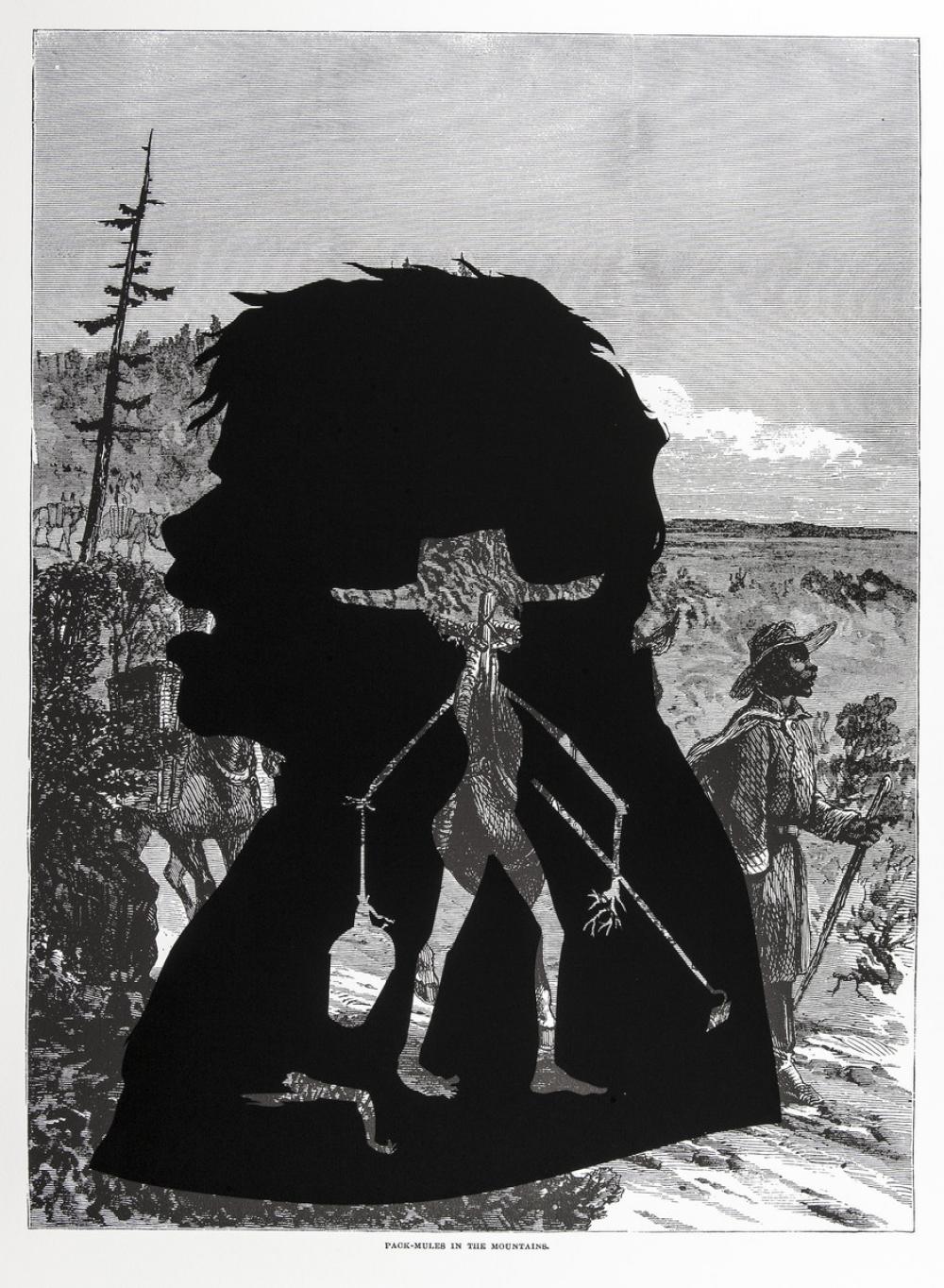 Kara Walker (American, b. 1969), Pack-Mules in the Mountains, from the series Harper's Pictorial History of the Civil War (Annotated), 2005 Kara Walker (American, b. 1969), Pack-Mules in the Mountains, from the series Harper's Pictorial History of the Civil War (Annotated), 2005
