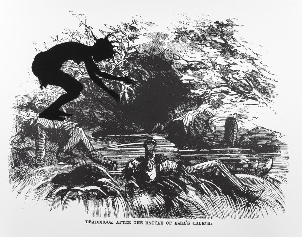 Kara Walker (American, b. 1969), Dead Brook After the Battle of Ezra's Church, from the series Harper's Pictorial History of the Civil War, 2005 Kara Walker (American, b. 1969), Dead Brook After the Battle of Ezra's Church, from the series Harper's Pictorial History of the Civil War, 2005