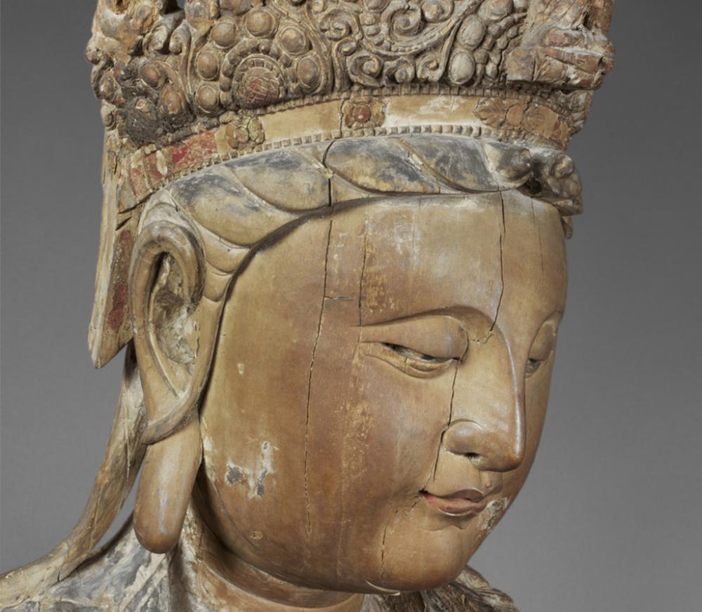 Maker unknown (Chinese), Guanyin (detail), 960-1368