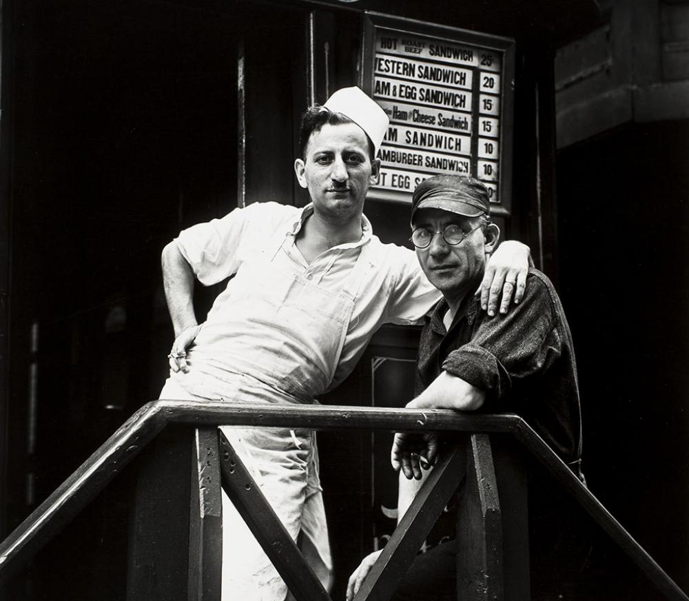 Walker Evans (American, 1903-1975), Lunchroom Buddies, New York City, 1931 Walker Evans (American, 1903-1975), Lunchroom Buddies, New York City, 1931
