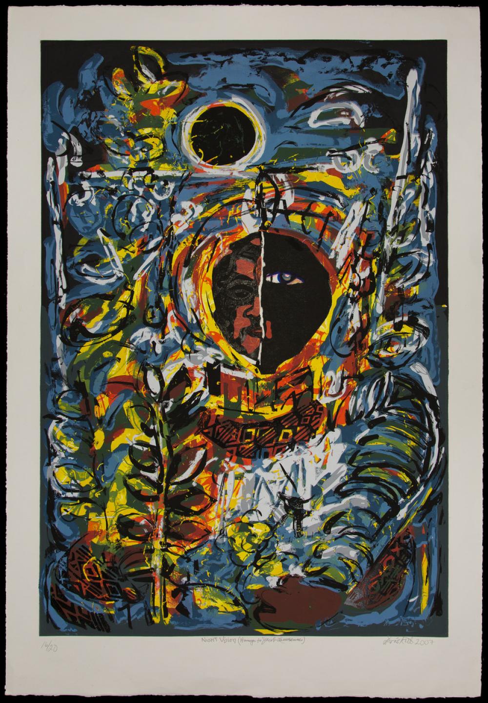 David Clyde Driskell (American, b. 1931), Night Vision, 2007 David Clyde Driskell (American, b. 1931), Night Vision, 2007