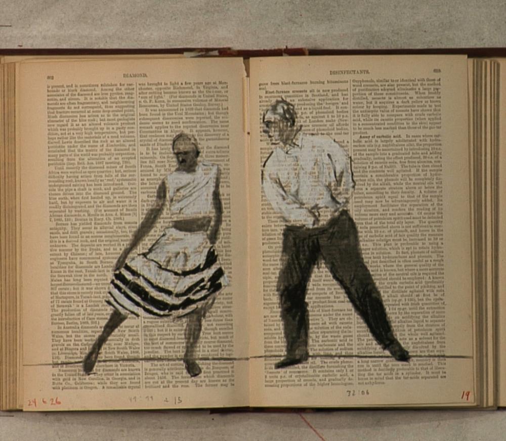 William Kentridge (South African, b. 1955), Tango for Page Turning (detail), 2012-2013