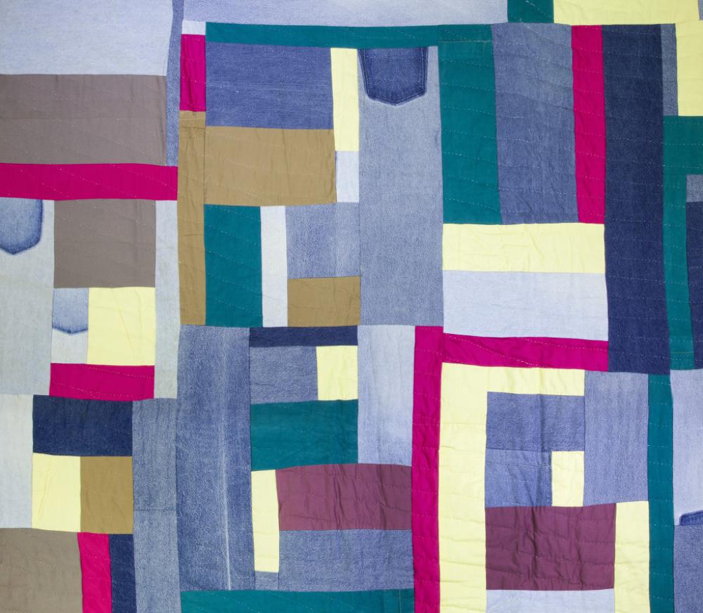 Mary Lee Bendolph (American, 1935- ), Ghost Pockets (detail), 2003 Mary Lee Bendolph (American, 1935- ), Ghost Pockets (detail), 2003