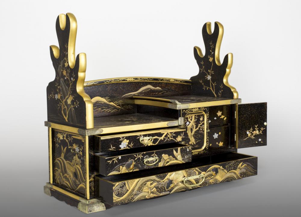 Japanese, Samurai sword dressing box Japanese, Samurai sword dressing box