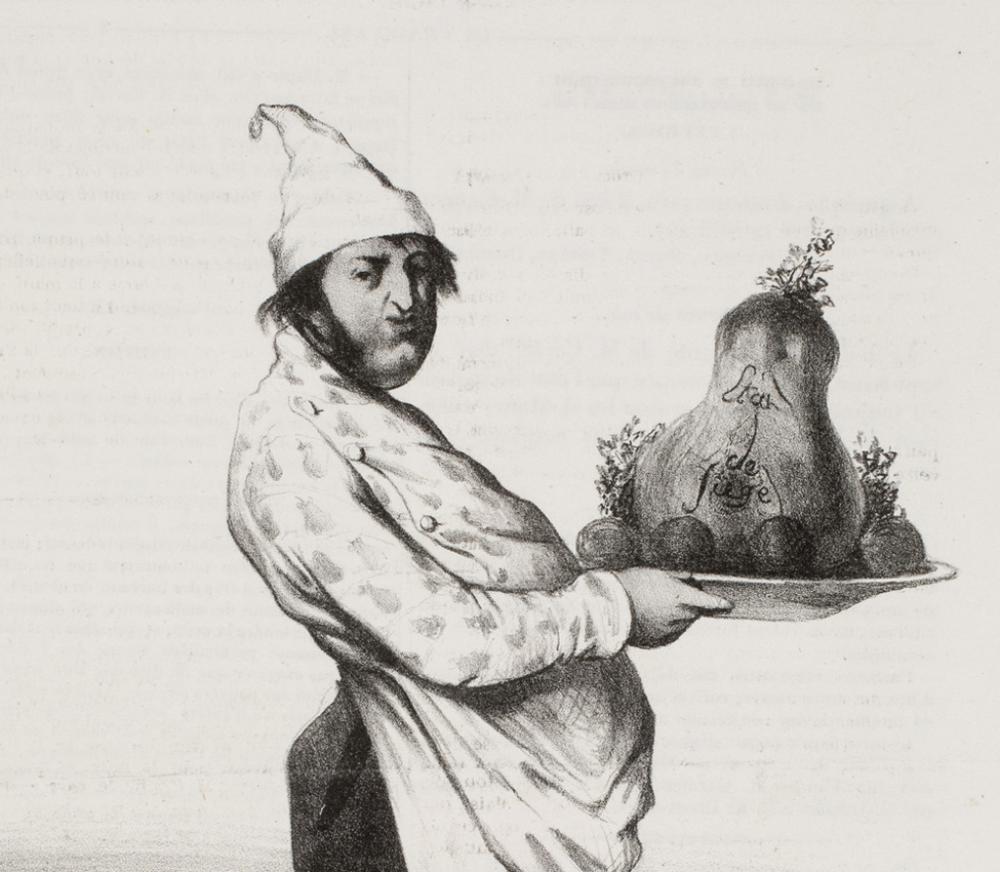 Honore Daumier, Mr. Montaugibet, en patissier-gâte-sauce Honore Daumier, Mr. Montaugibet, en patissier-gâte-sauce