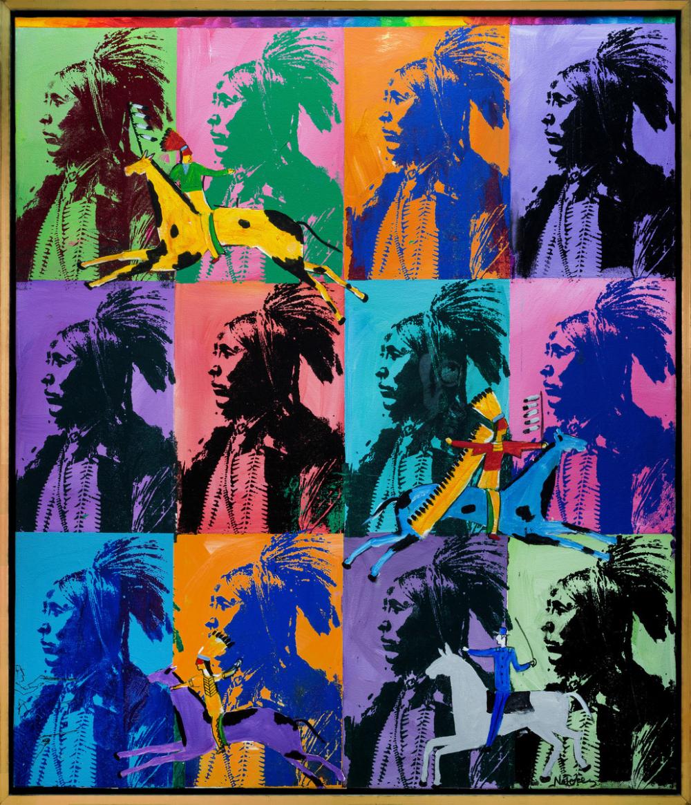 Stan Natchez (Fernandeño Tataviam Band of Mission Indians, b. 1954), Homage to Warhol, 2012 Stan Natchez (Fernandeño Tataviam Band of Mission Indians, b. 1954), Homage to Warhol, 2012