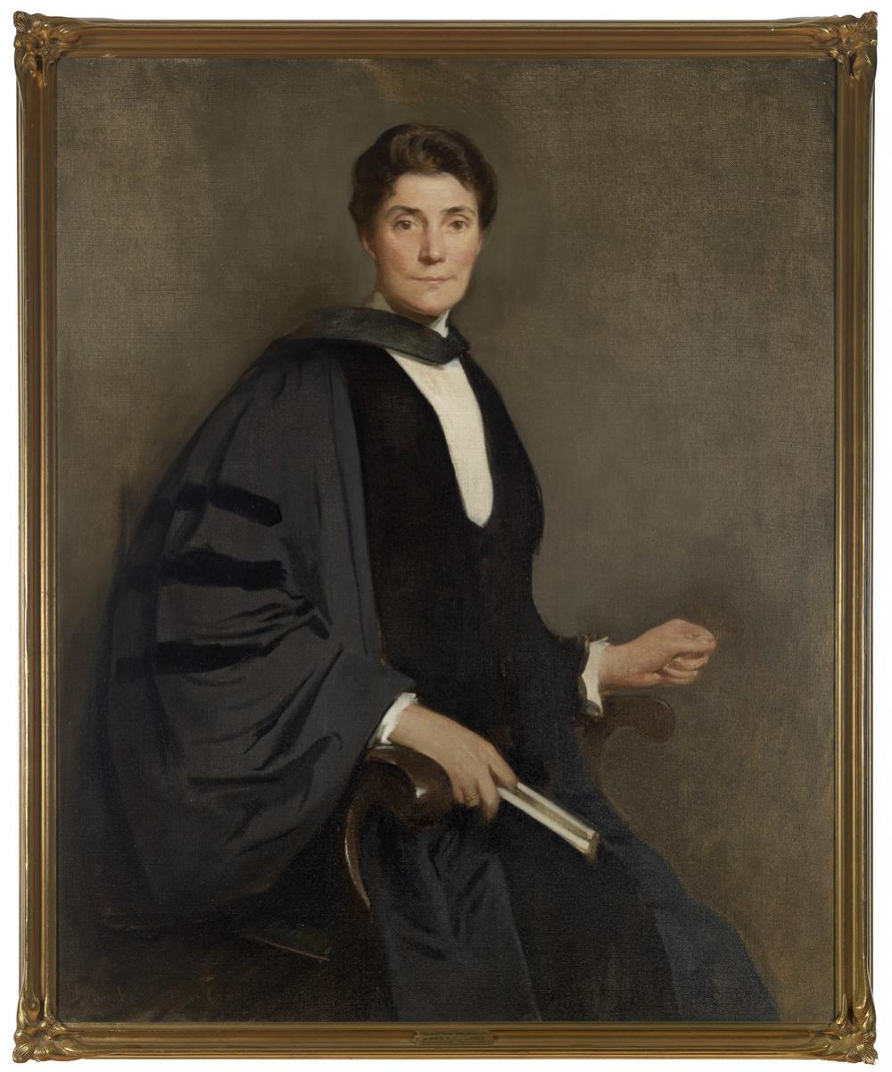 John White Alexander (American, 1856-1915), President Mary Emma Woolley, ca. 1909 John White Alexander (American, 1856-1915), President Mary Emma Woolley, ca. 1909