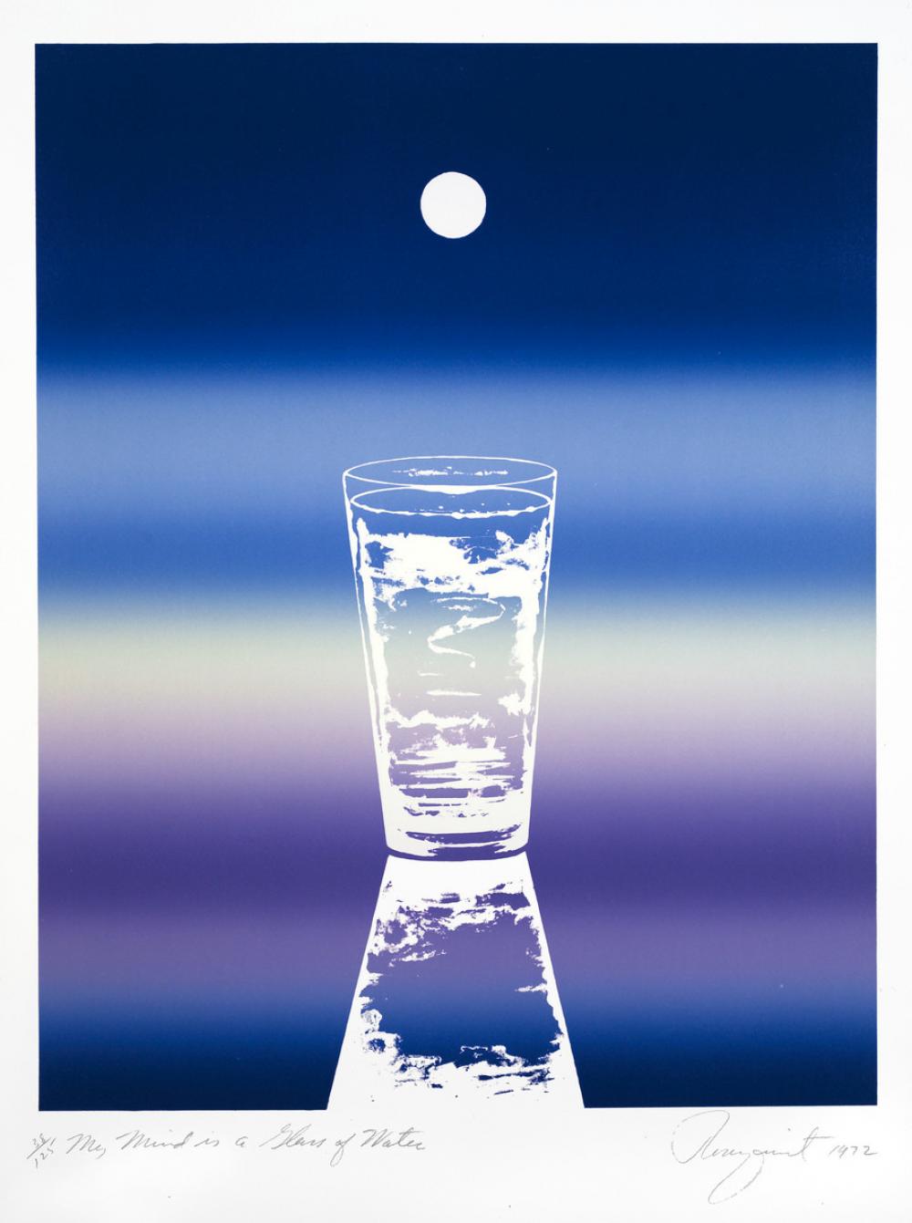 James Rosequist (American, 1933-2017), My Mind is a Glass of Water, 1972 James Rosequist (American, 1933-2017), My Mind is a Glass of Water, 1972