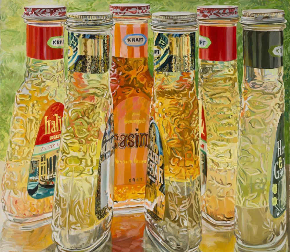 Janet Fish (American, b. 1938), Kraft Salad Dressing (detail), 1973 Janet Fish (American, b. 1938), Kraft Salad Dressing (detail), 1973