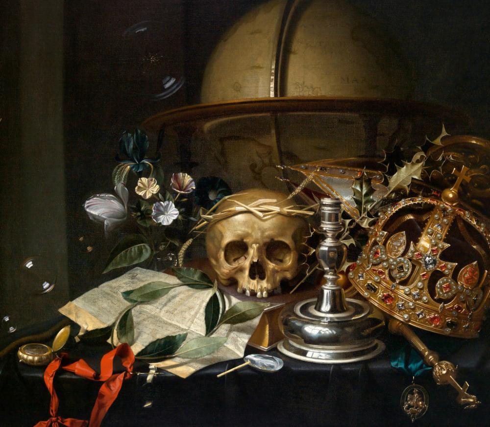 Hendrick Andriessen (Flemish, 1607-1655), Vanitas Still Life (detail), ca. 1650 Hendrick Andriessen (Flemish, 1607-1655), Vanitas Still Life (detail), ca. 1650