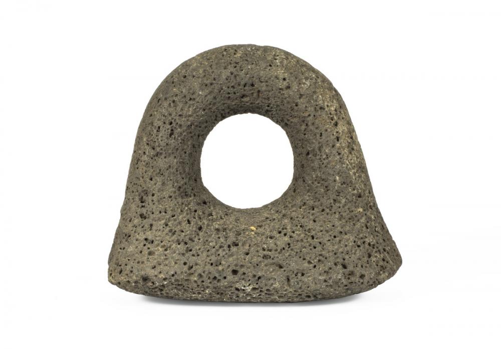 Unknown (Oceanic; Polynesian; Hawaiian), Ring pounder; Poi pounder; Pohaku puka ku‘i poi Unknown (Oceanic; Polynesian; Hawaiian), Ring pounder; Poi pounder; Pohaku puka ku‘i poi
