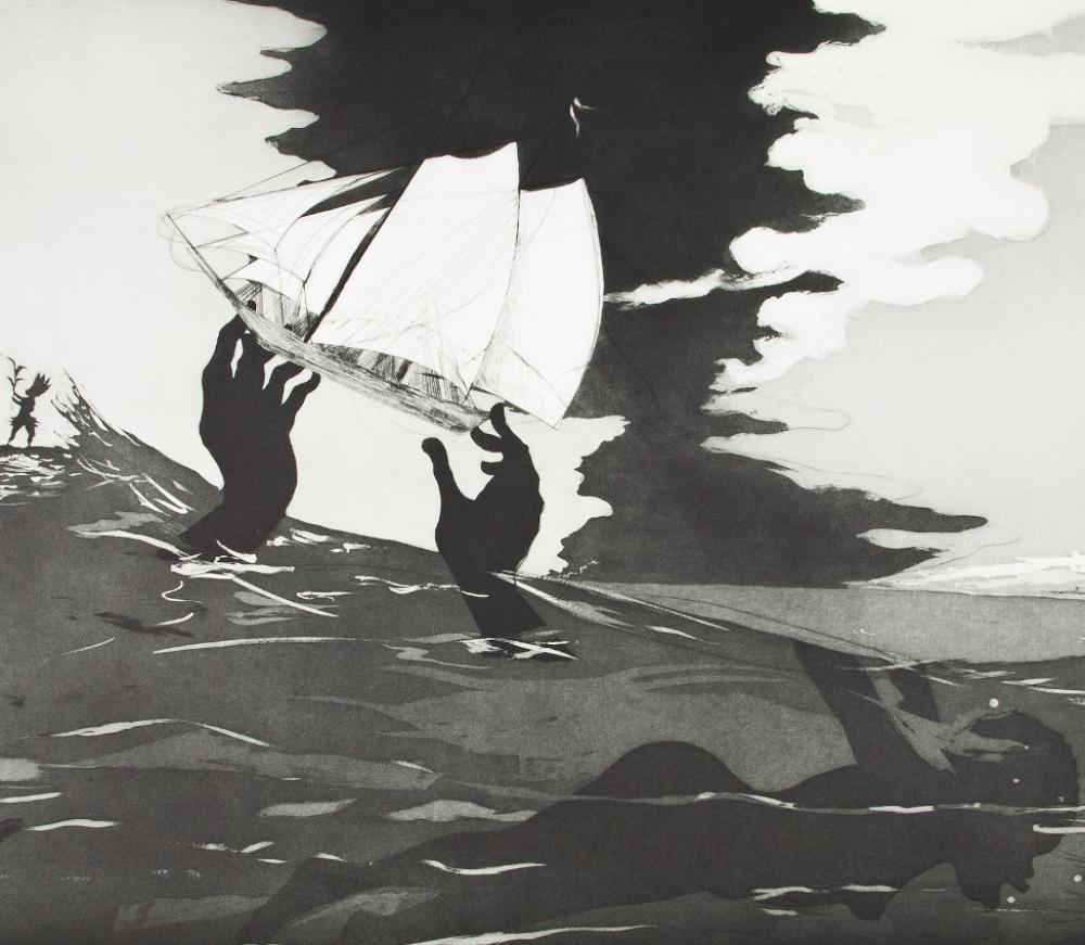 Kara Elizabeth Walker (American, b. 1969), No World, from the series An Unpeopled Land in Uncharted Waters (detail), 2010