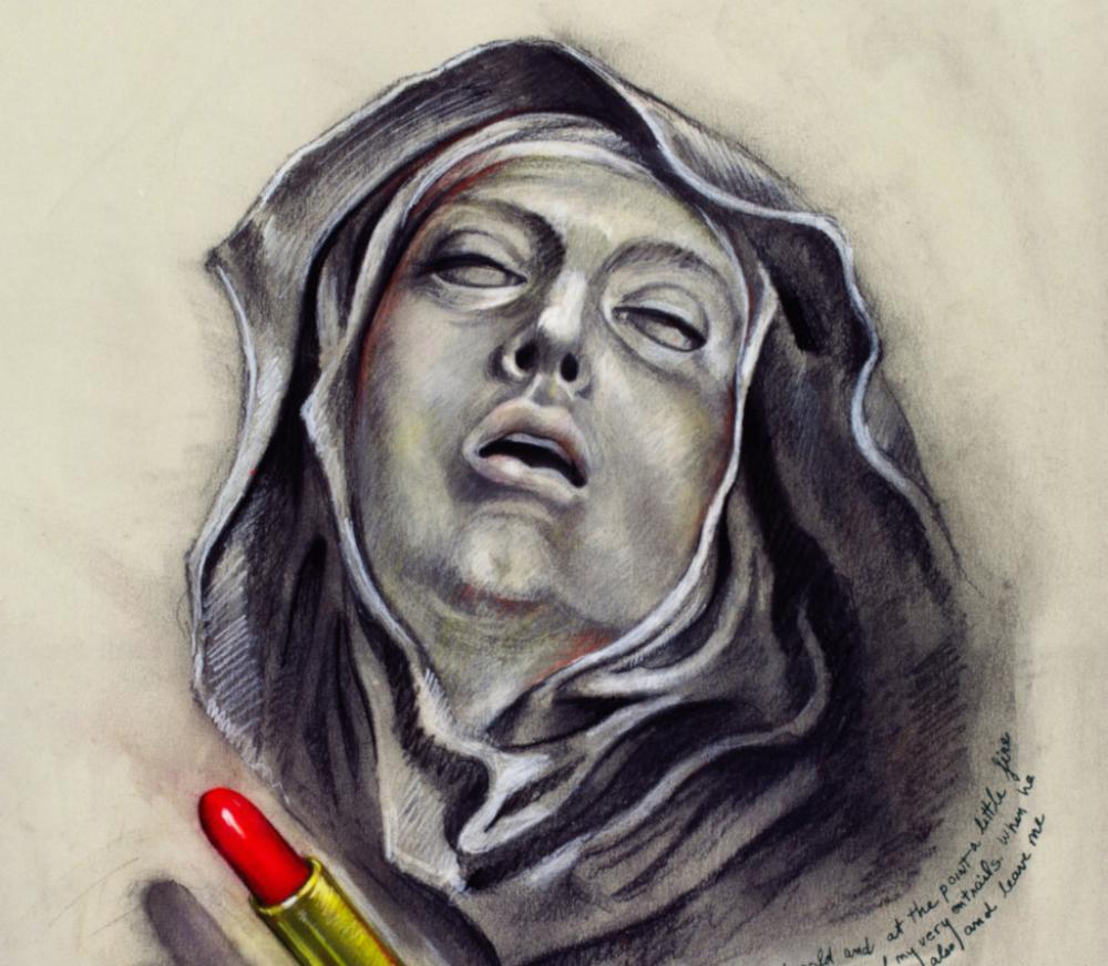 Audrey Flack (American, b. 1931), Ecstasy of Saint Theresa (detail), 2013 Audrey Flack (American, b. 1931), Ecstasy of Saint Theresa (detail), 2013