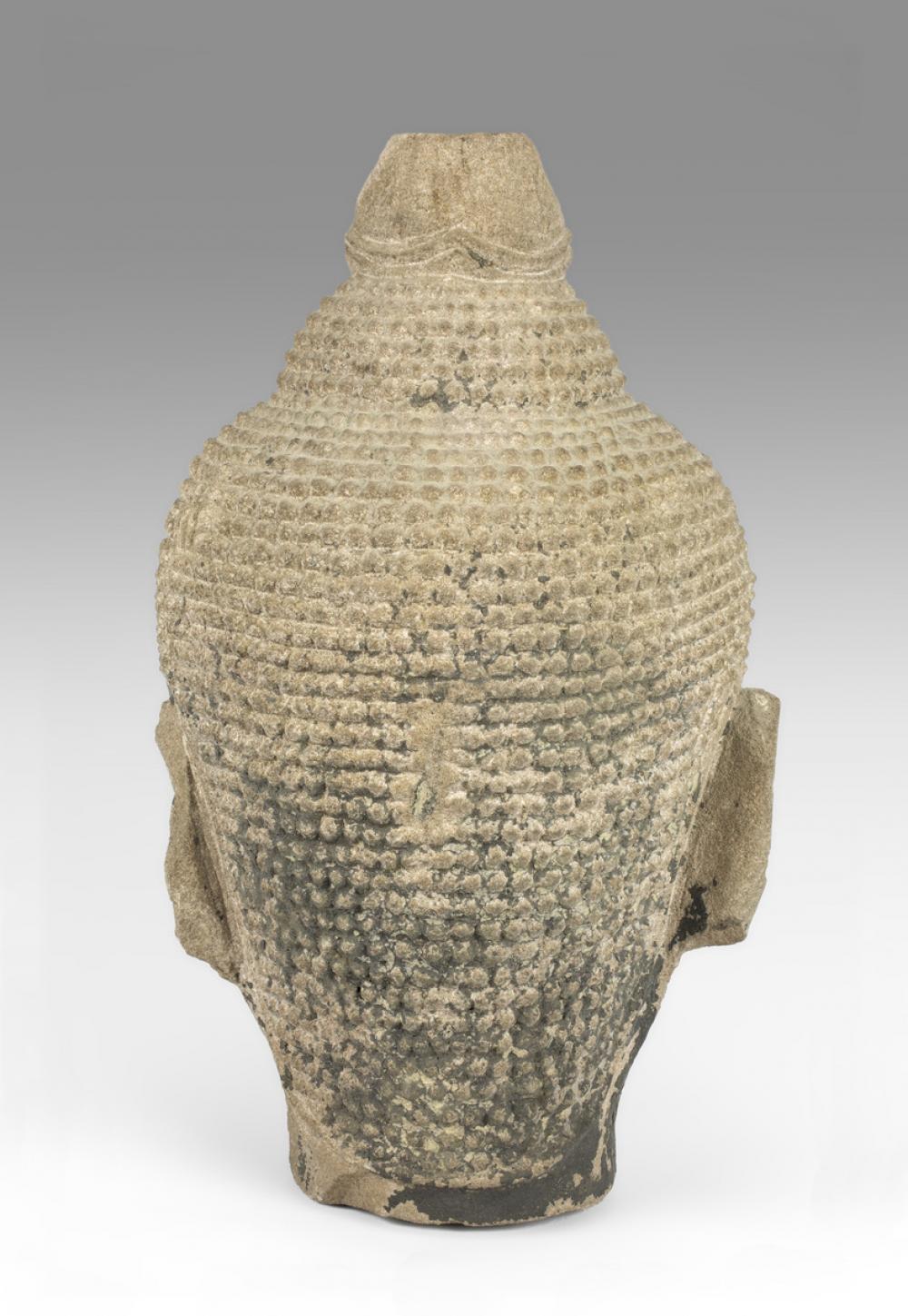 Maker Unknown (Thai), Head of Buddha, 14th-15th century (Ayutthaya Period) Maker Unknown (Thai), Head of Buddha, 14th-15th century (Ayutthaya Period)
