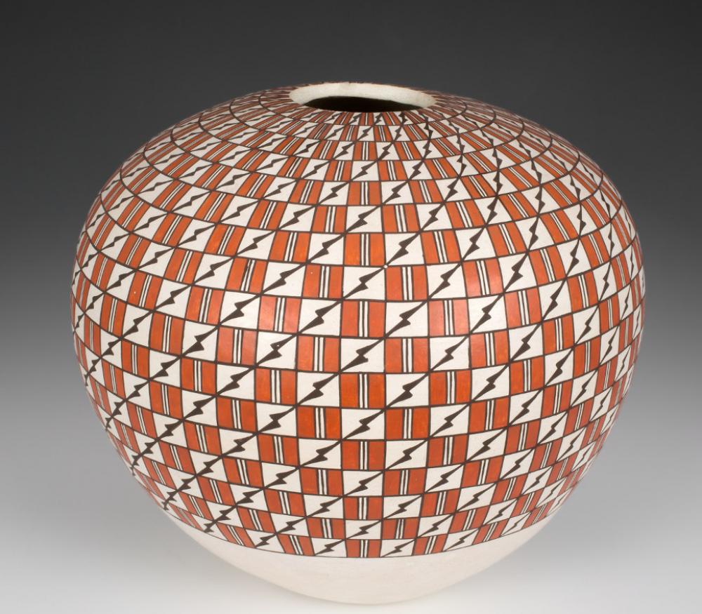 Grace Chino (Acoma Pueblo; American, 1929-1994), Seed pot, last quarter of the 20th century Grace Chino (Acoma Pueblo; American, 1929-1994), Seed pot, last quarter of the 20th century