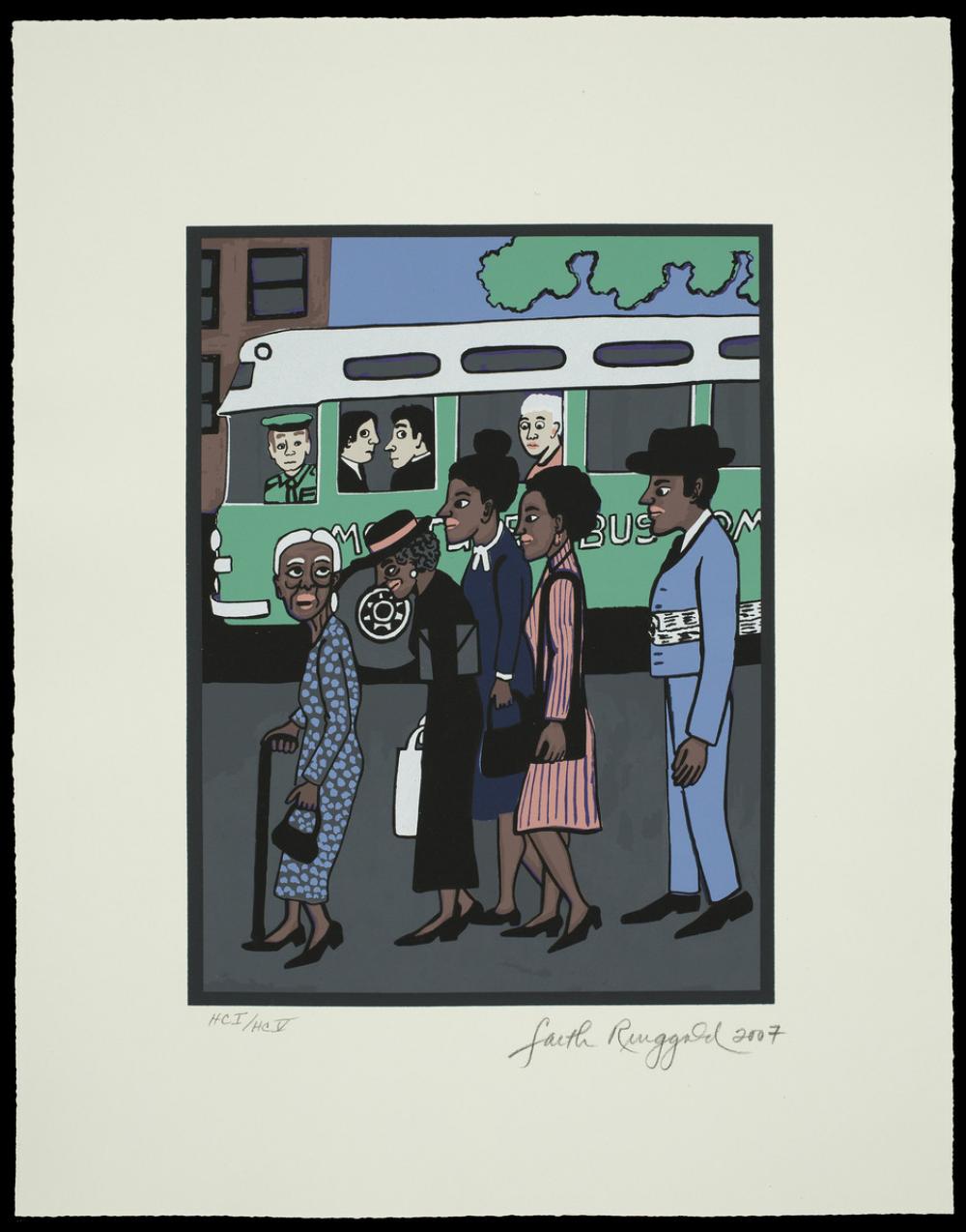 Faith Ringgold (American, b. 1930), Martin Luther King, Jr. Letter from Birmingham City Jail, 2007 Faith Ringgold (American, b. 1930), Martin Luther King, Jr. Letter from Birmingham City Jail, 2007