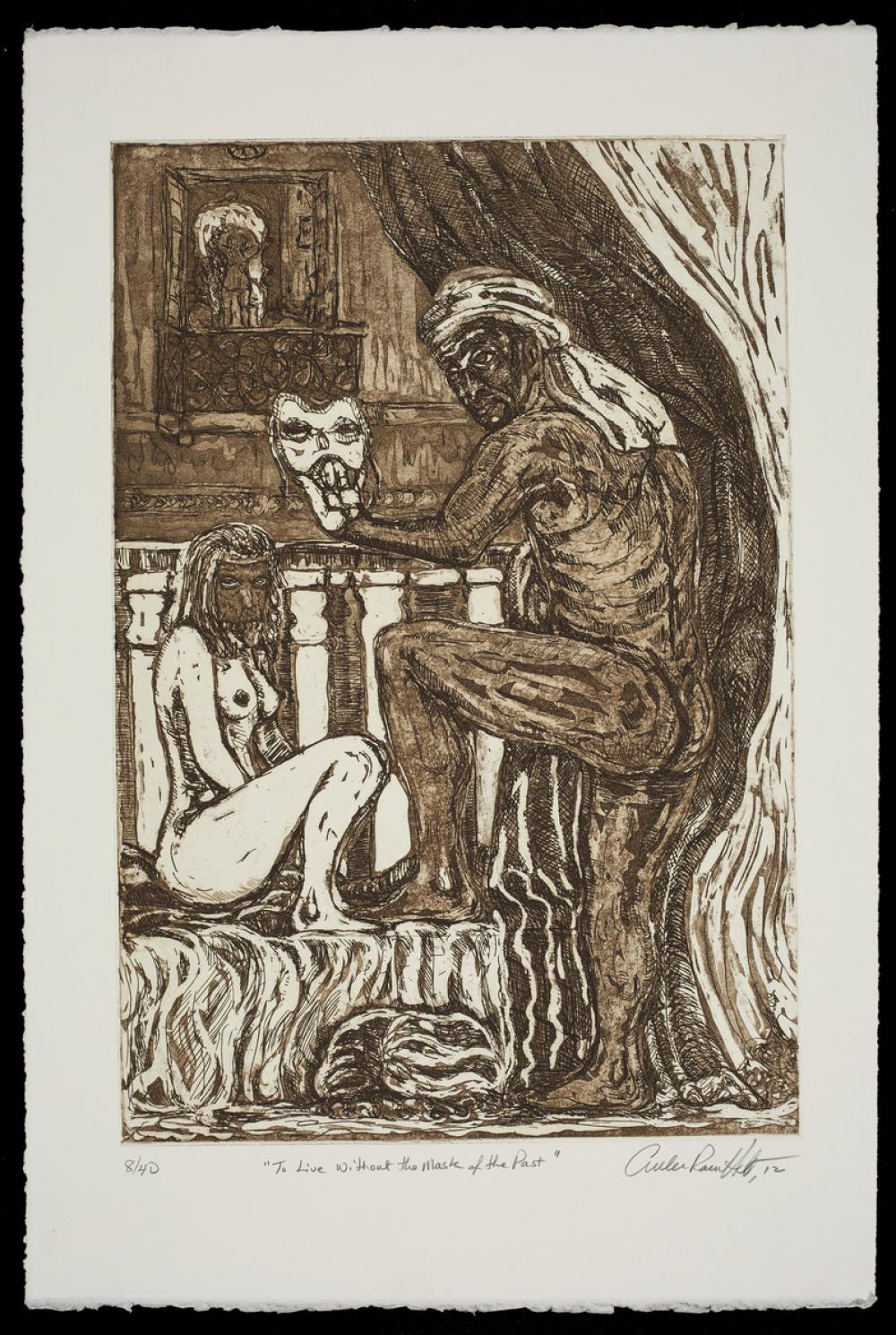 Curlee Raven Holton (American, b. 1951), To Live Without the Mask of the Past (Stripping layers, baring the body, forgetting race), 2012 Curlee Raven Holton (American, b. 1951), To Live Without the Mask of the Past (Stripping layers, baring the body, forgetting race), 2012