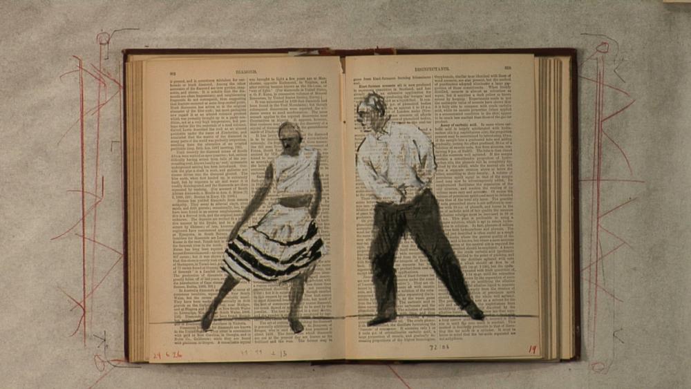 William Kentridge (South African, b. 1955), Tango for Page Turning (detail), 2012-2013