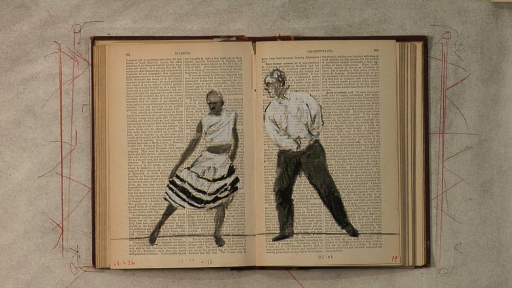 William Kentridge (South African, b. 1955), Tango for Page Turning (still), 2012-2013