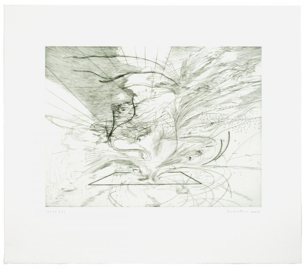 Julie Mehretu (American, Ethiopian, b. 1970), Landscape Allegories (2 of 7), 2004 Julie Mehretu (American, Ethiopian, b. 1970), Landscape Allegories (2 of 7), 2004