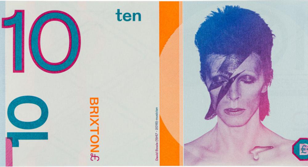 Brixton Pound (British), Brixton ten pound note (detail), 2017 Brixton Pound (British), Brixton ten pound note (detail), 2017
