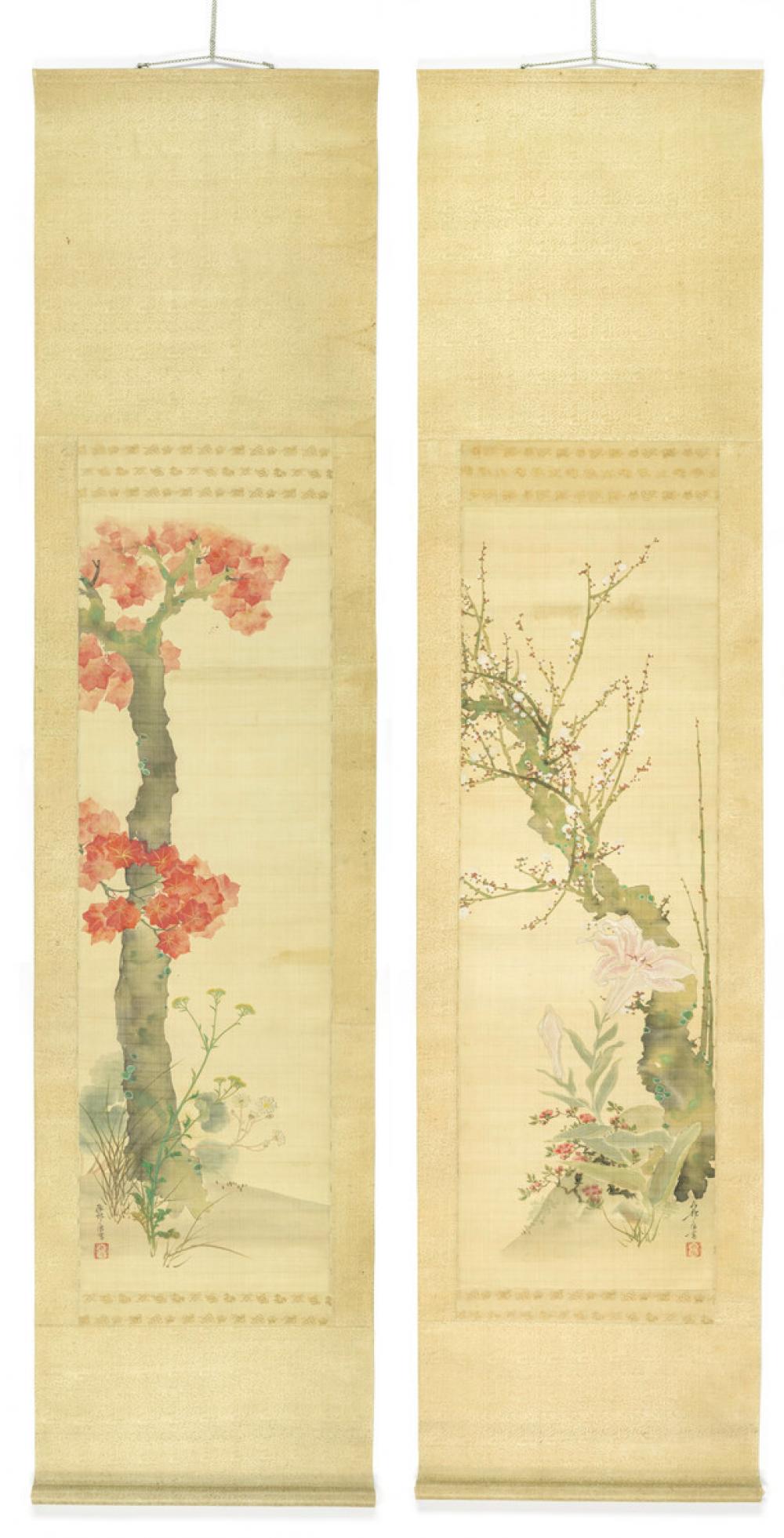 Ikeda Koson (Japanese, 1801-1866), [Autumn and Spring], 19th century
