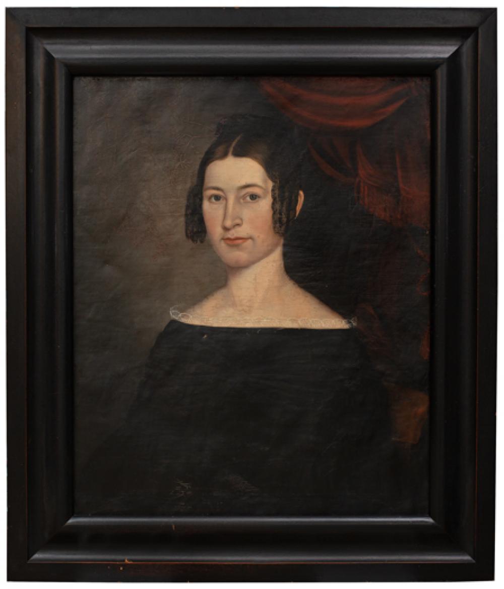 Joseph Whiting Stock (American, 1815-1855), Lucy Gold Stock, ca. 1840 Joseph Whiting Stock (American, 1815-1855), Lucy Gold Stock, ca. 1840