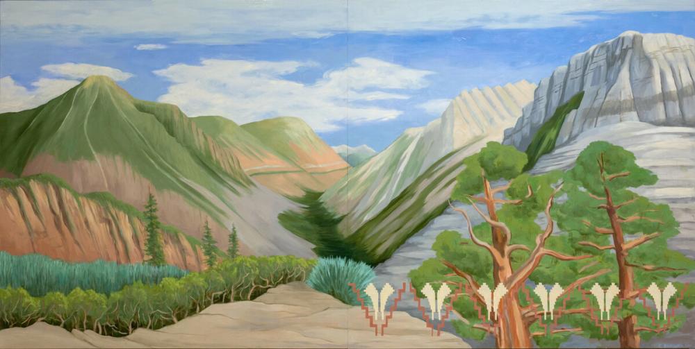 Kay WalkingStick (American, Cherokee, b. 1935, Syracuse NY), Sierra Ravine, 2022 Kay WalkingStick (American, Cherokee, b. 1935, Syracuse NY), Sierra Ravine, 2022
