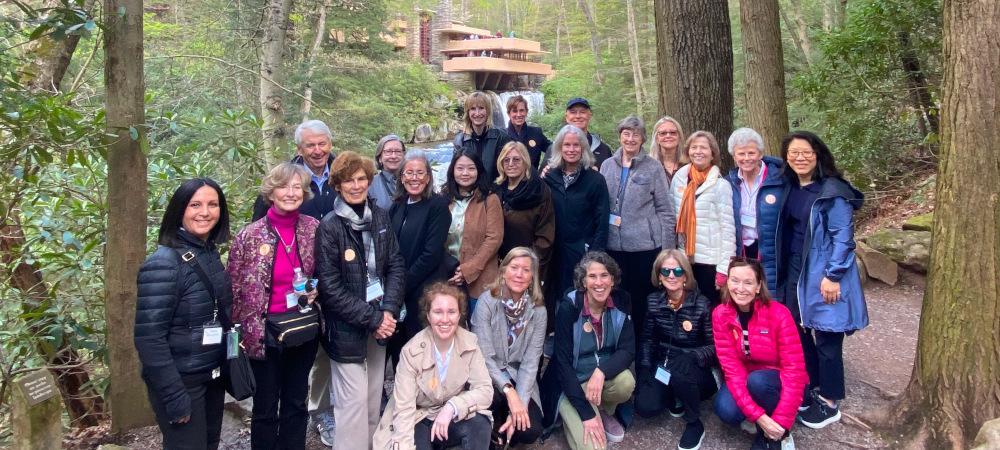 Director's Circle members at Fallingwater