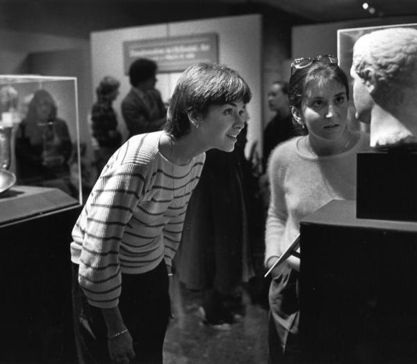 Archival Photograph of Visitors at the Exhibition in 1983