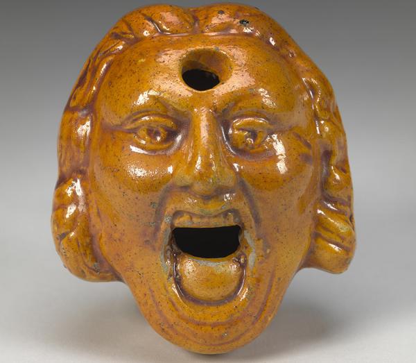 Inkwell depicting Sir Robert Walpole, early 19th century Inkwell depicting Sir Robert Walpole, early 19th century