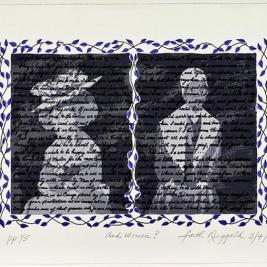 Happy #internationalwomensday from the @mhcartmuseum! We’re honored to have work by so many incredible women artists in our collection, including this 2009 print “And Women?” by American artist Faith Ringgold (b. 1930). This work exposes the inconsistencies and omissions in America’s most famous founding document. On the right, a portrait of Sojourner Truth is overwritten with the text of her speech