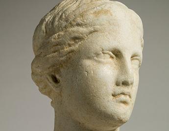 Head of a woman, possibly Aphrodite (detail), Hellenistic Period; 3rd-1st century BCE Head of a woman, possibly Aphrodite (detail), Hellenistic Period; 3rd-1st century BCE