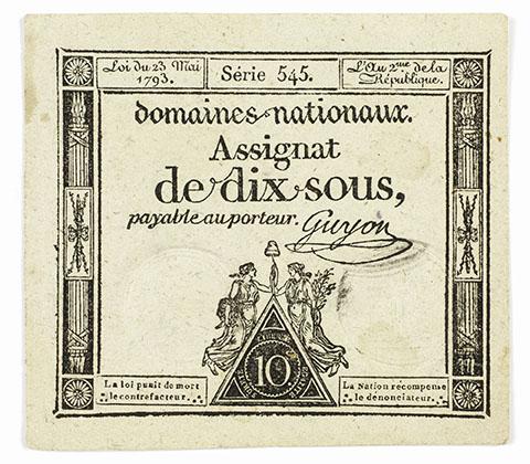 French, Assignat