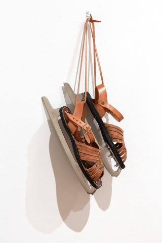 Hector Dionicio Mendoza (Mexican, b. 1969), Immigrant Shoes, 2010