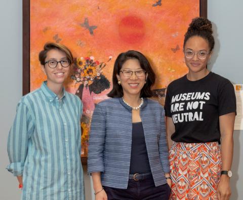 Nina Frank, Tricia Paik, and Stephanie Sparling Williams