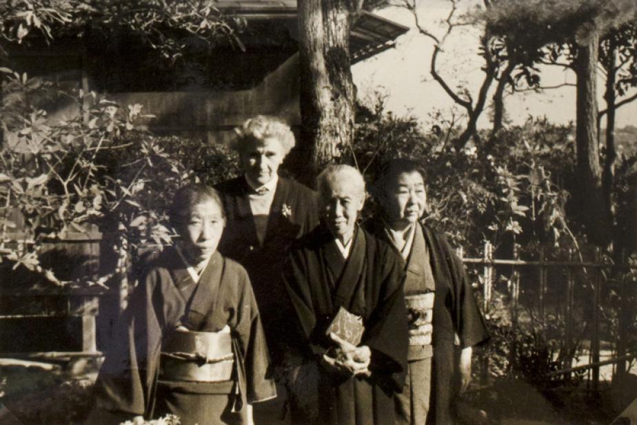 Dorothy Blair with friends