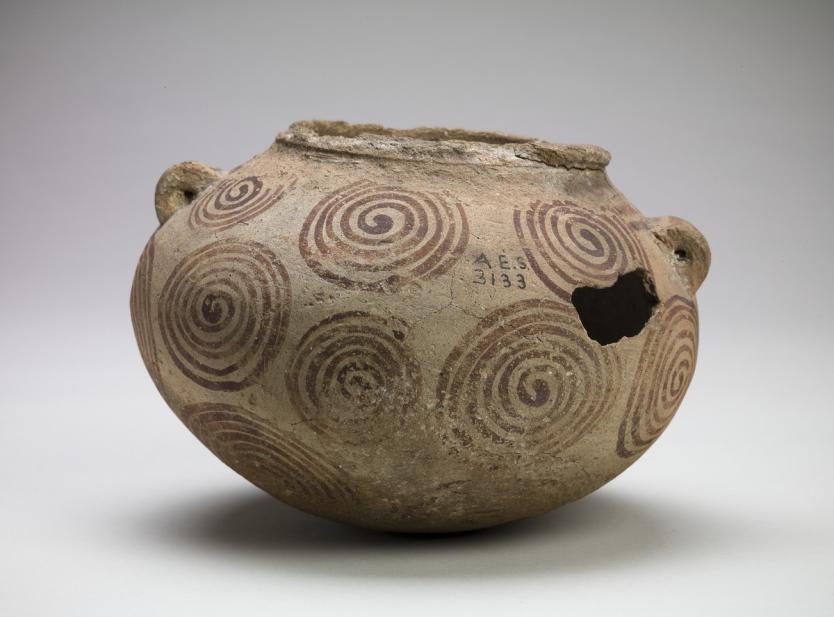 Egyptian, Jar with spiral motif