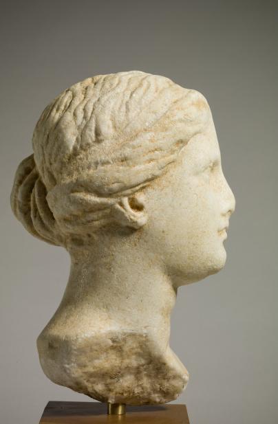 Greek, Head of a woman, possibly Aphrodite