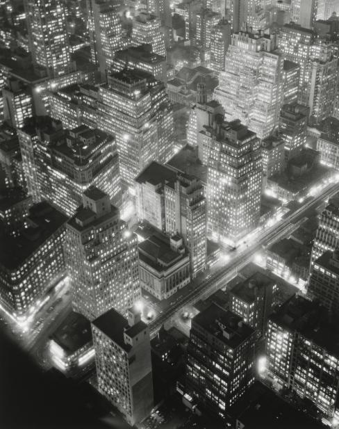 Berenice Abbott, Retrospective: Night View, New York