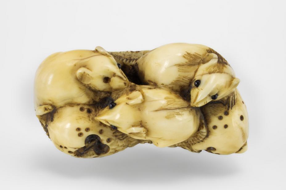 Masamitsu, Cluster of rats on a leaf