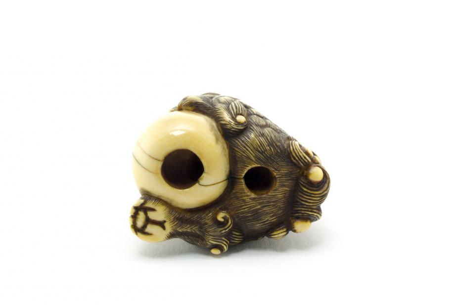 Japanese, Shishi with ball